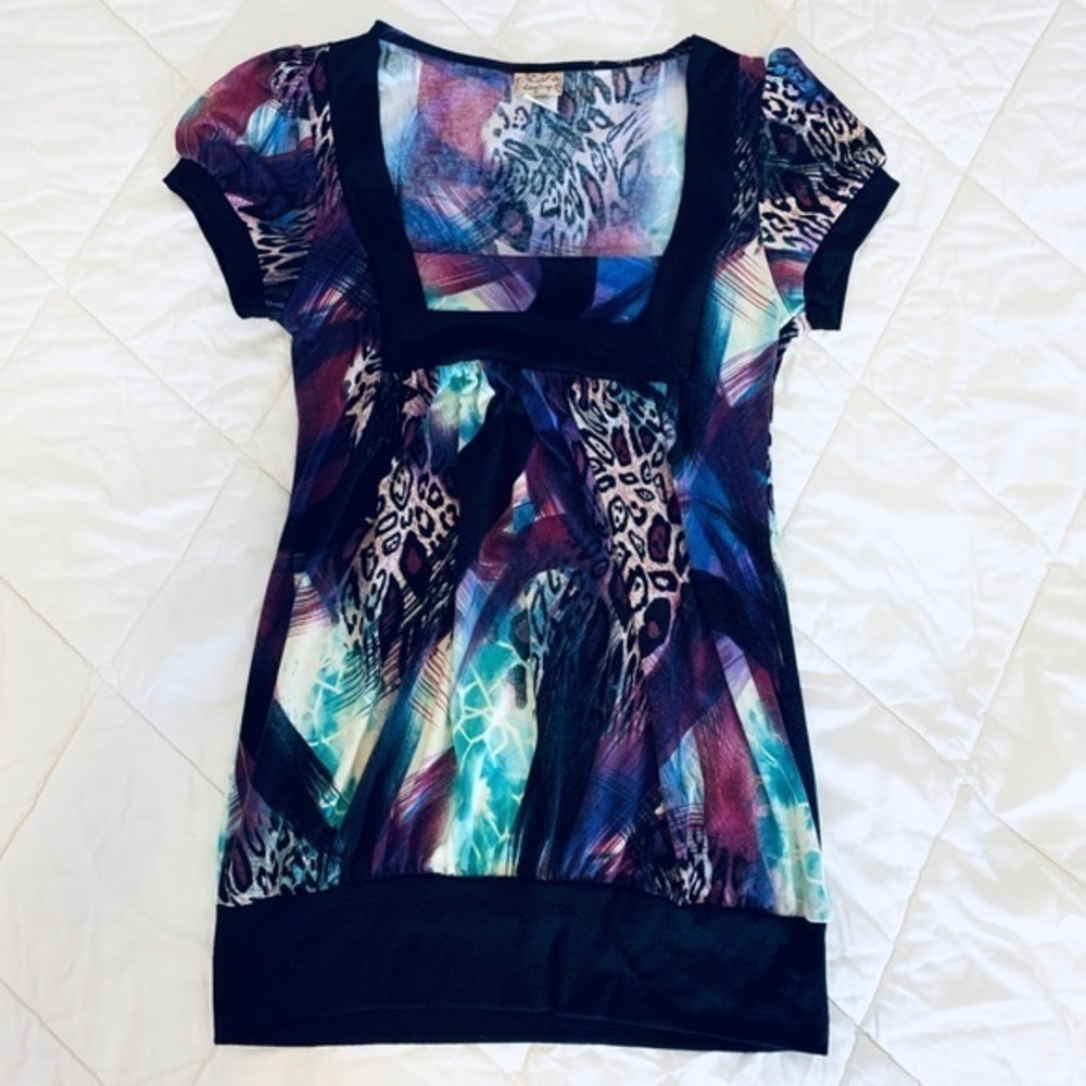 DAYTRIP Color/Pattern Mix Top-S